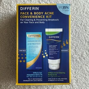 Differin face & body acne kit